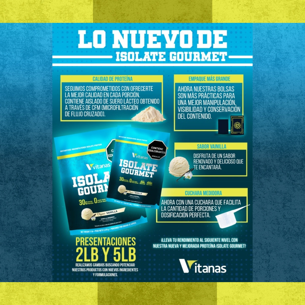 Isolate Gourmet 2 Libras